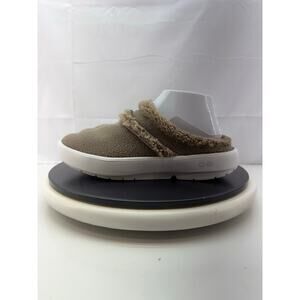 Oofos OOcoozie Mule Womens Size 10 Brown Sherpa Comfort Recovery Slip On Shoes